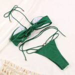 Srna kupaći kostim - zeleni - Slika 2