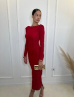 Regina haljina - crvena - Slika 3