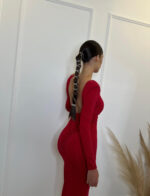 Regina haljina - crvena - Slika 4