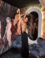 Velour Elegance haljina - Slika 3