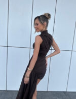 Brown Aura haljina - Slika 4