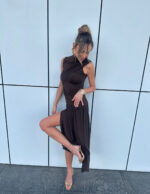 Brown Aura haljina - Slika 7