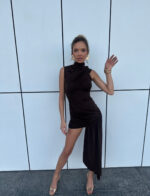 Brown Aura haljina - Slika 2