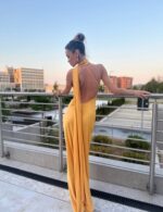 Yellow Velvet haljina - Slika 3