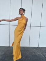 Yellow Velvet haljina - Slika 5