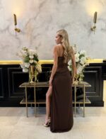 Chocolate Elegance haljina - Slika 2