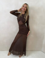 Chocolate Sheer haljina
