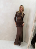 Chocolate Sheer haljina - Slika 4