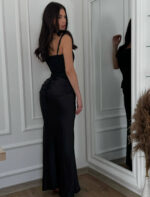 Marvelle crna duga haljina - Slika 2